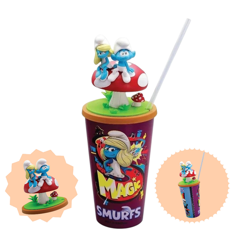 Smurfs 2025 Movie Cup 32oz Limited Edition Topper lid Exclusive Collectible - Picture 8 of 9