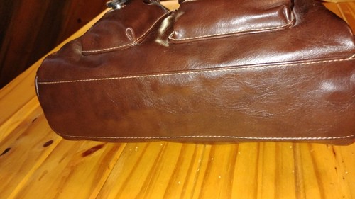 ROSETTI NY VTG 90's Y2K Shoulder Bag Purse Brown Vegan Leather Charlene 4 - Picture 16 of 17