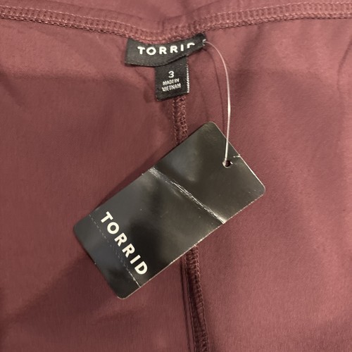 Torrid Women Stretch Challis Mini Slip Dress 3X Wine Lightweight Capsule Minimal - Picture 7 of 10