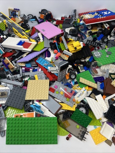 7 Pounds Mixed Lot Of LEGO Pieces (#3) Multiple Colors Authentic LEGO - Picture 4 of 8