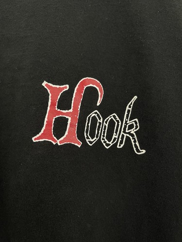 Vintage HOOK Film Promo Shirt Erwachsene Large schwarz Robin Williams Tri Star FOTL - Bild 2 von 8