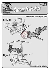 Royal Model 1/35 Jack with Bracket for German Tanks WWII [Resin + PE Detail] 176