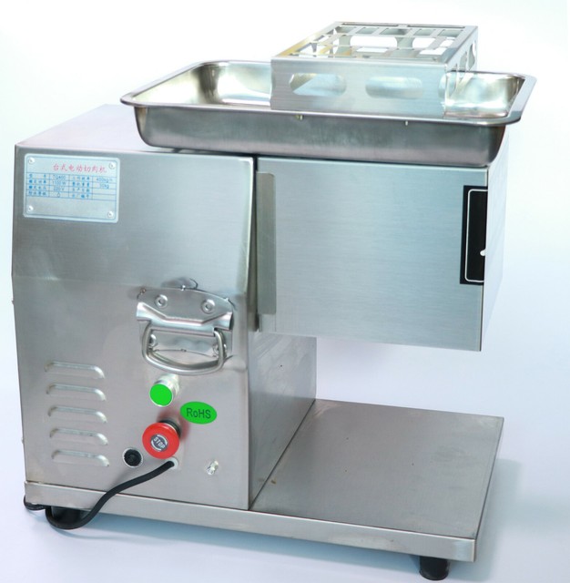 400kg/h Automatic Meat Cutting Machine Tabletop Beef Pork Cutter Slicer