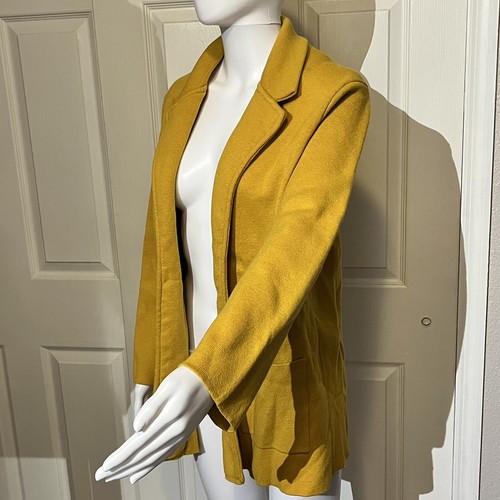 Magaschoni Cardigan Sweater Womens Wool Open Front Knit - Picture 9 of 9