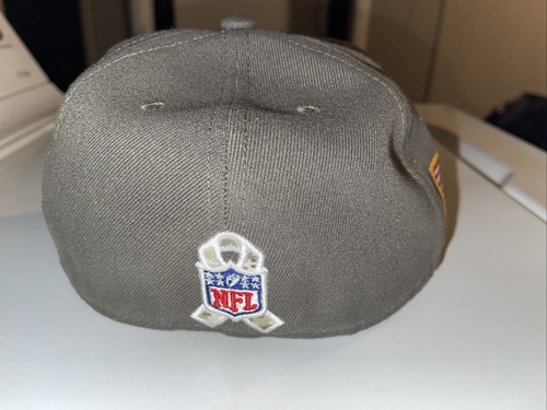Seattle Seahawks New Era 59Fifty NFL Team 2017 Salute to Service Men Fitted Hat - Picture 3 of 6
