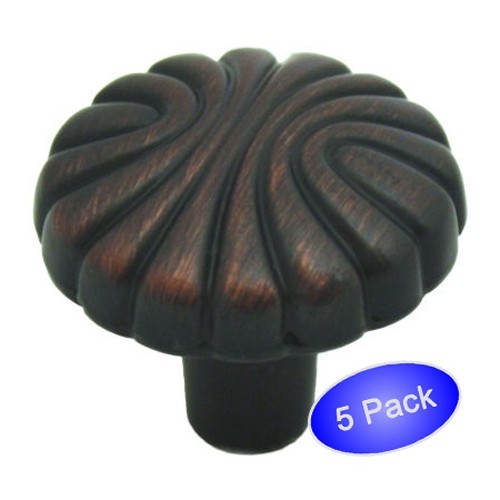 *5 Pack* Cosmas Oil Rubbed Bronze Round Cabinet Knobs #9904ORB - Bild 1 von 1