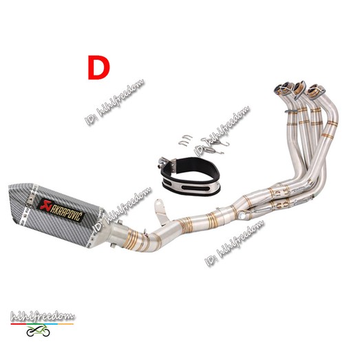 Sistema de escape completo para silenciador trasero tubo delantero Kawasaki Z900 2017-2024 51 mm - Imagen 6 de 13