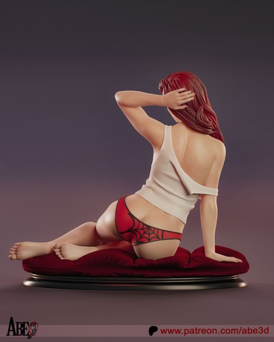 Abe3D Mary Jane 1/6 1/4 scale printed resin model unpainted DIY kit - Bild 2 von 18