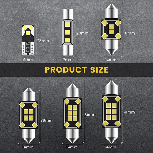 Car LED Interior Light Kit For Ford Mondeo MK4 2006-2009 White Bulbs Canbus - Foto 10 di 10