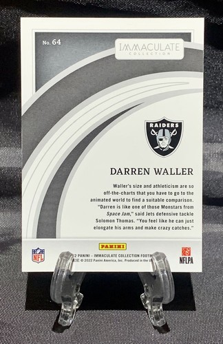 2022 Panini Immaculate Football DARREN WALLER Holo Gold #1/5 - Picture 2 of 2