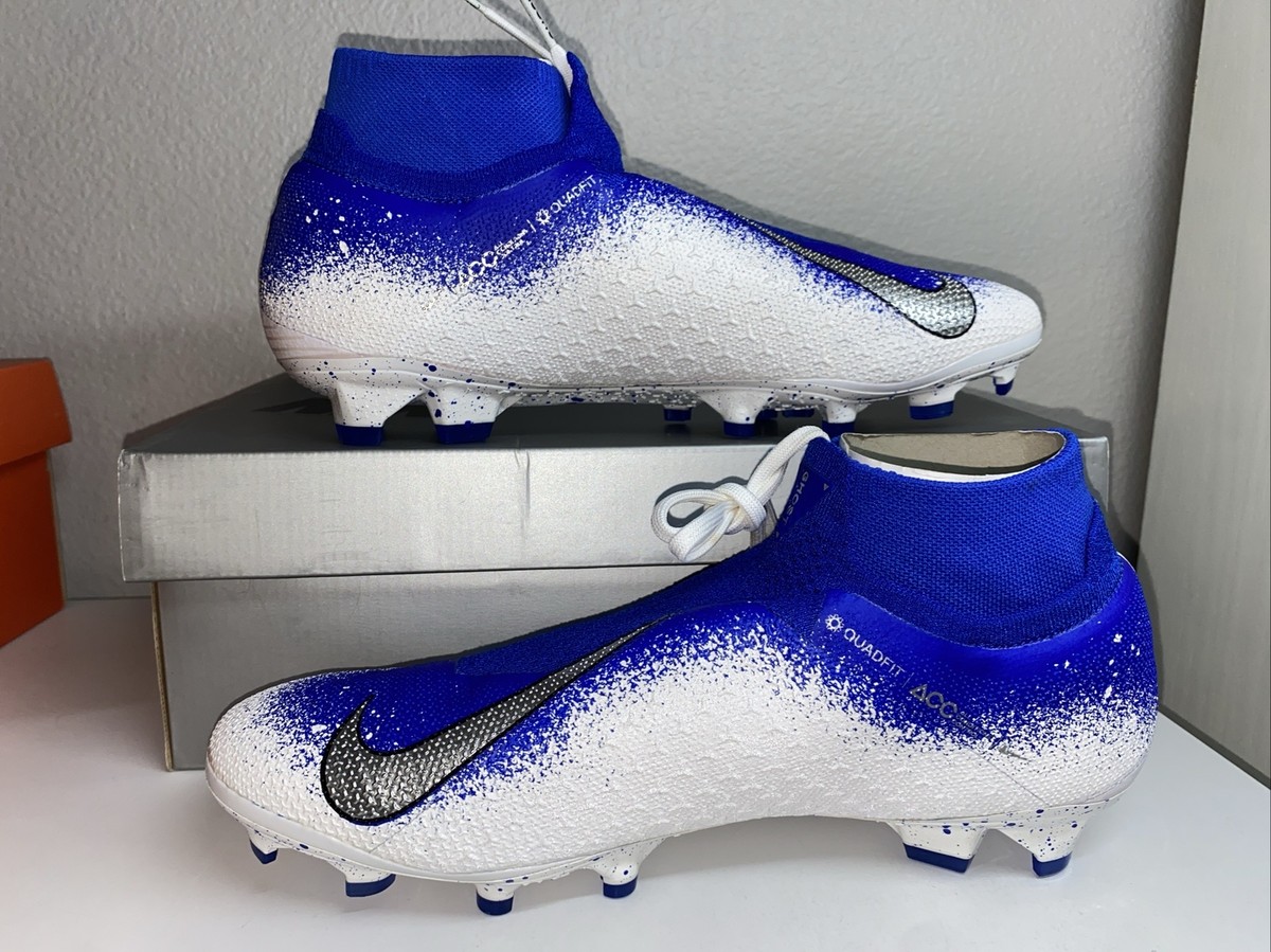 Nike Phantom Vision 赤/シルバー ハイカット NIKE Phantom Vision VSN 2 Elite ACC DF FG Soccer Cleats Mens