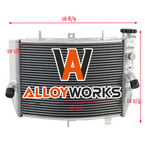 Aluminum Cooling Radiator For 2004-2005 Suzuki GSXR600 GSXR750 GSXR 600 750 - Picture 2 of 10