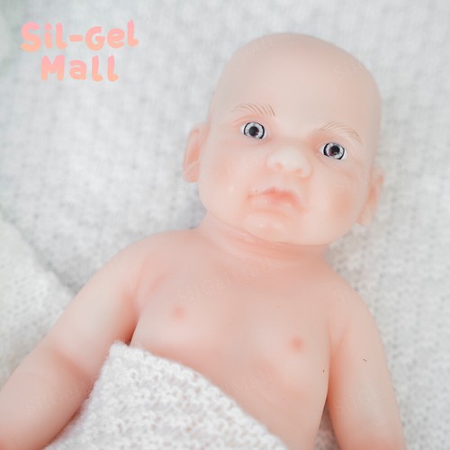 10.2" Mini Girl Lifelike Reborn Baby Dolls Full Platinum Silicone Dolls Newborn - Picture 6 of 6