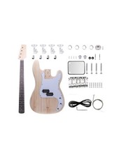 DIY Bass Guitar Kit Beginner Kits PB Bass Style 4 String Right Handed with Pa...