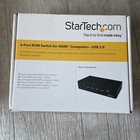 Startech.com Switch Commutatore Kvm a 4 Porte HDMI con Hub USB 3.0, 1080 P