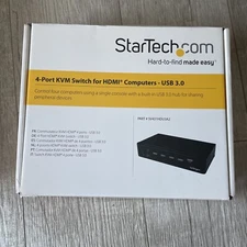 Startech.com 4-Port HDMI Kvm Switch Switch with USB 3.0 Hub, 1080P