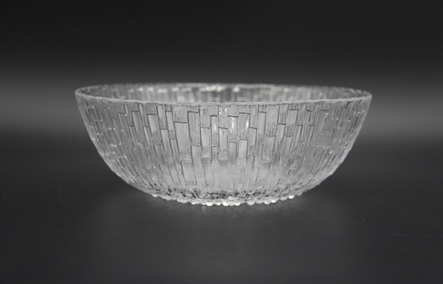 1979+ IITTALA Ultima Thule 8" Flat Glass Bowl by Tapio Wirkkala Made in Finland - Picture 2 of 7