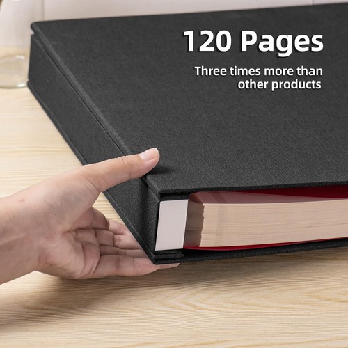 Large Photo Album Self Adhesive 4x6 8x10 10x12 Scrapbook Magnetic Album DIY S... - Picture 5 of 6