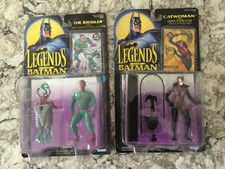 Catwoman Legends of Batman series 5" Action Figure Catwoman and Riddler 1994
