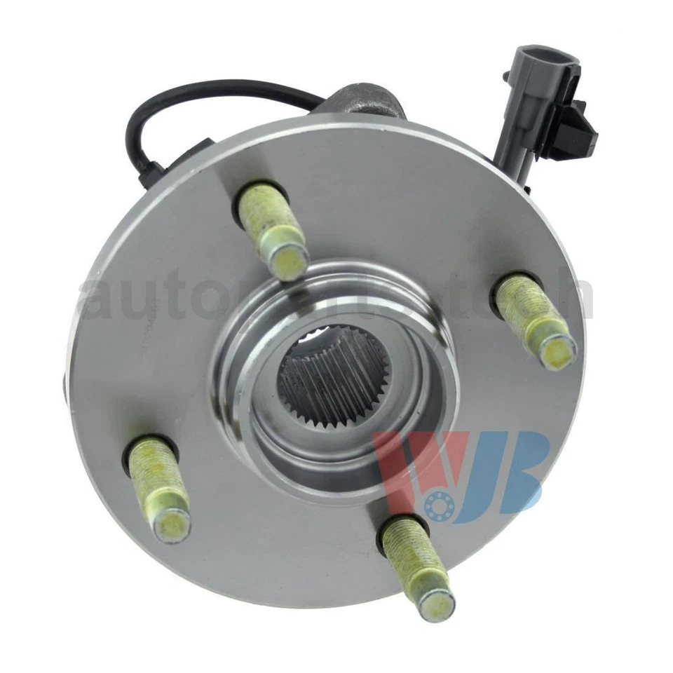 2 件 WJB 前轮轴承和轮毂组件适用于雪佛兰 Cobalt 2005 ~ 2010 — 第 2/3 张图片