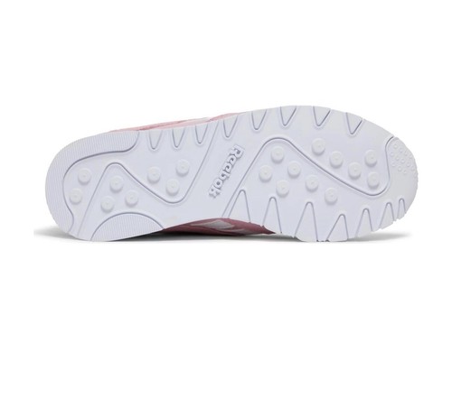 Reebok CL Nylon Casual Walking Comfort Sneakers Pink/White Kids Size (6.5Y) - Afbeelding 7 van 8