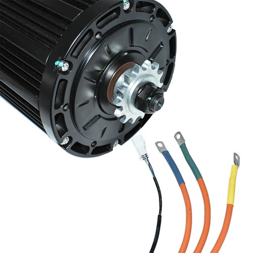 Motor de accionamiento medio 72V 4000W-90H motor QS motor para motocicleta eléctrica - Imagen 11 de 13