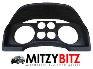 MITSUBISHI SHOGUN PININ SPEEDO DASH CLOCKS PLASTIC FASCIA HOUSING SURROUND