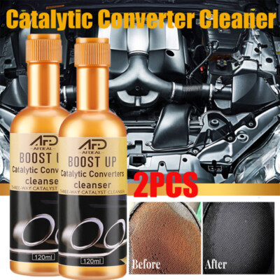 2X Vehicle Engine Deep Cleaning Catalytic Converter 120ml Multipurpose Boost Up