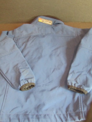 Peak Performance Jacket KID SMALL Gore Windstopper Full Zip BLUE Coat ZIP POCKET - Picture 6 of 8