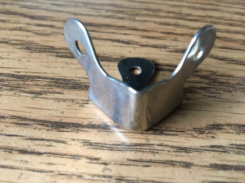 Box-Chest corners nickel plated steel package of 4 - Picture 2 of 5