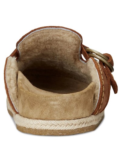 Zuecos sin cordones Polo Ralph Lauren para hombre Turbach forrados en piel de oveja gamuza 7,5 - Imagen 3 de 4