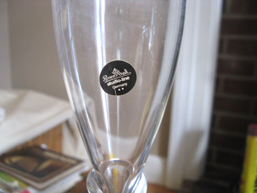 Rosenthal Germany Studio Linie CALICE 9 1/4" Champagne Flute Crystal Glass - Picture 4 of 10