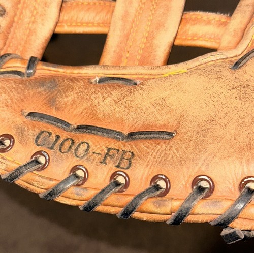 Rawlings C100-FB First Base Glove Century Series Right Hand Throw RHT Mitt Brown - Picture 3 of 4
