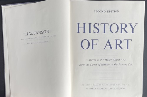1977 "HISTORY OF ART" Second Edition H.W. Janson - Vintage Hardcover Book - Picture 5 of 21