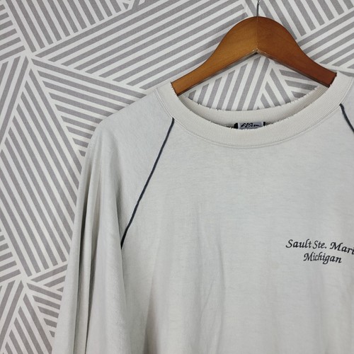 Vintage 90s No Fear Men’s Shirt Large Thermal Grunge Sault Ste Marie Michigan UP - Picture 5 of 12