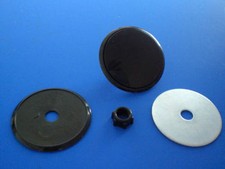 Heckwischerabdeckung Blindstopfen Heck Styling 32mm schwarz -universal- ANGEBOT