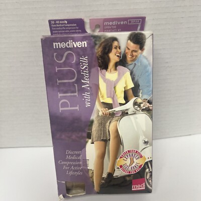 New Mediven Plus 20705 Open Toe Beige 30-40 Size V Compression stocking Right