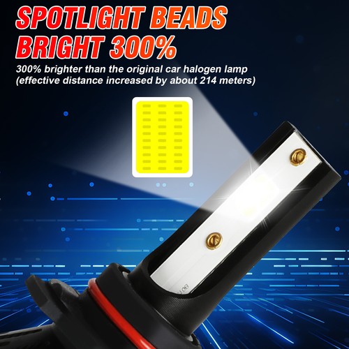 For Kenworth T660 Truck 2007-2020 LED Headlights High Low Bulbs Kit Xenon White - Picture 5 of 11