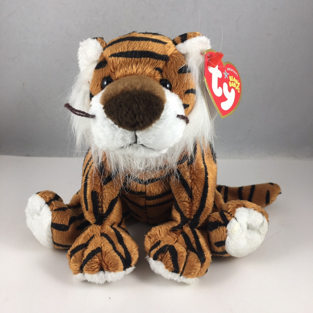 Ty Beanie Baby - STRIPEY the Tiger (5.5 Inch) Stuffed Plush MINT