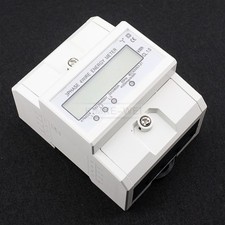 3X5(80)A 230V/400V LCD DIN Riel Trifásico Electrónico Energía kWh Medidor Nuevo