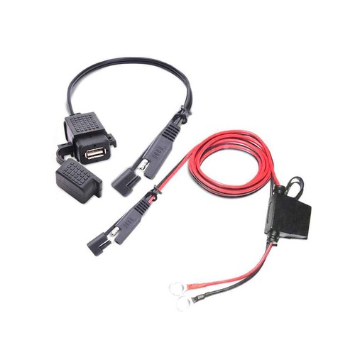 Waterproof Motorcycle Bike SAE to USB Charger Cable Adapter for GPS Phone - Picture 4 of 7