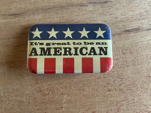 Great To Be An American Pinback Button Pin Anstecker Patriotisch RWB Sterne Streifen USA - Bild 9 von 21