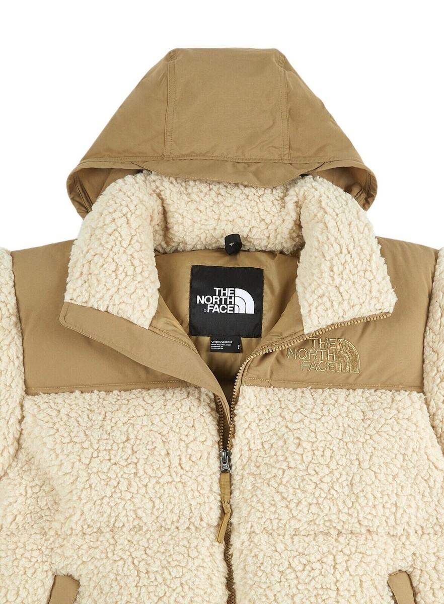 THE NORTH FACE UNISEX SHERPA NUPTSE HIGH PILE JACKET Sand THE NORTH FACE UNISEX SHERPA NUPTSE HIGH PILE JACKET Sand