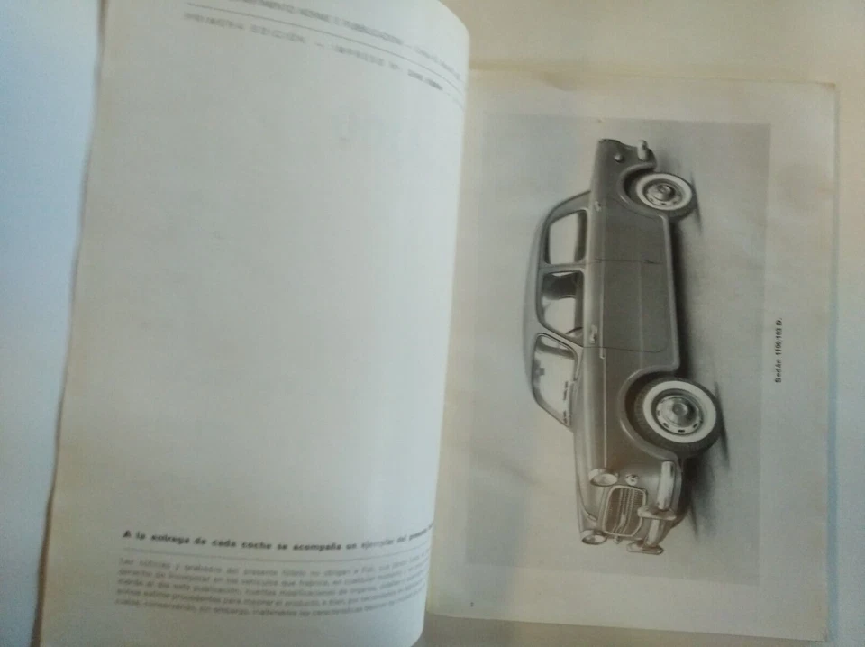 FIAT Millecento 1100/103 D H Normal De Lujo Familiar EMPLEO y CUIDADO 1961 - Immagine 3 di 4