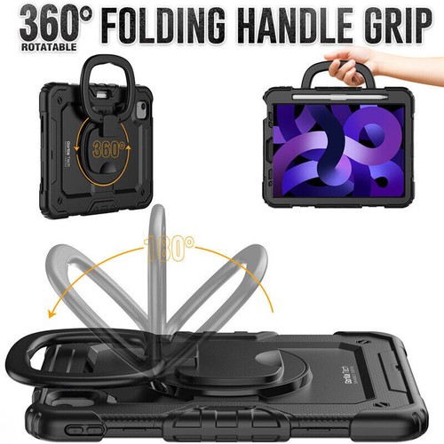 Hand strap Case For iPad Pro 12.9 6th Gen/iPad Air/10.2 9th Gen Kickstand Armour - Picture 168 of 231