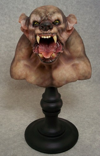 Andy Bergholtz The Wolf Werewolf Translucent Resin Bust - 第 2/12 張圖片
