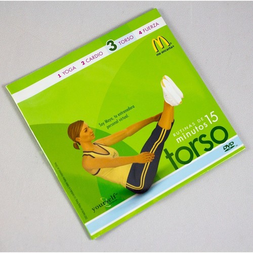 McDonald's 15 Minute Workouts Core DVD English/Spanish Yourself Fitness NEW - Picture 2 of 2