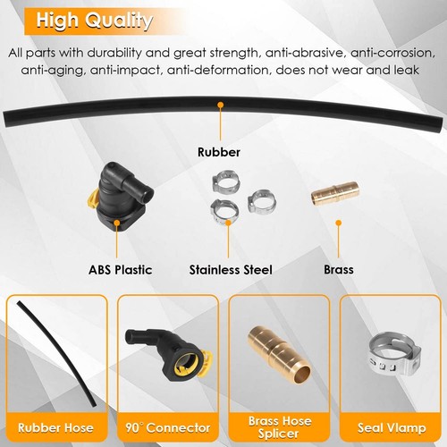 Fuel Filter Tank Supply Line Connector Repair Kit Fits For Ford 6.7L Powerstroke - Picture 6 of 11