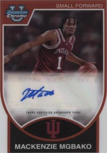 2023-24 Bowman University Chrome - Mackenzie Mgbako #07BA-MM