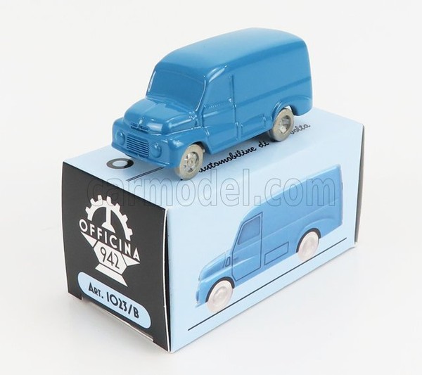 OFFICINA-942 1/76 Fiat 615 Van Van 1953 Blau Statisches Modell Diecast-image